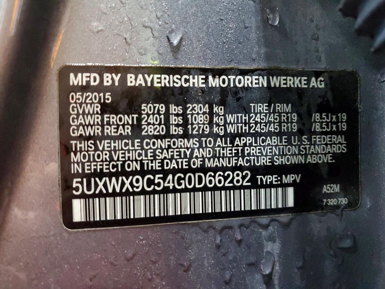 2016 BMW X3 xDrive28I - zdjęcie 13