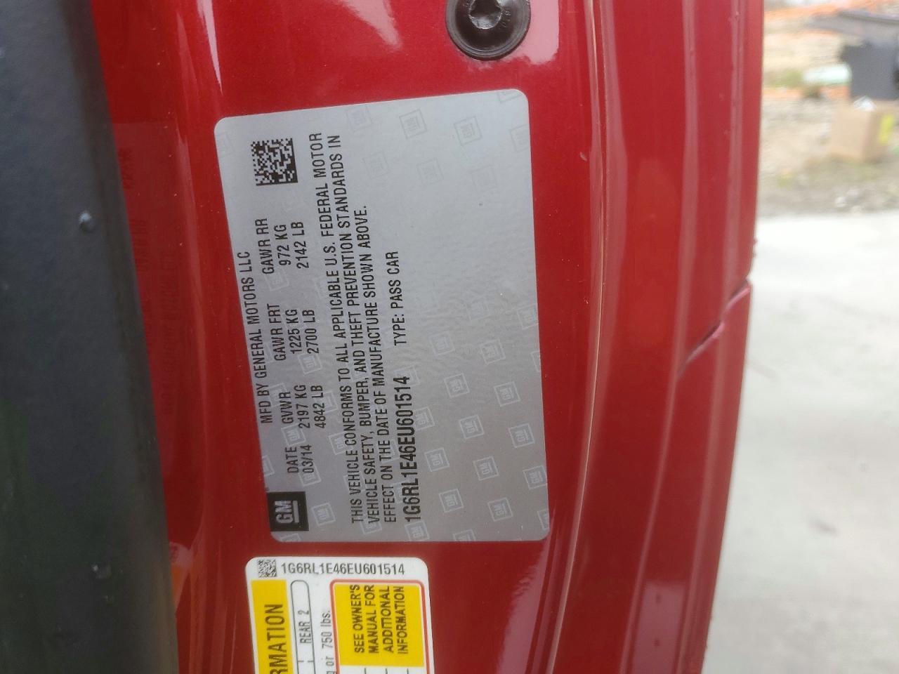 2014 Cadillac Elr - zdjęcie 13