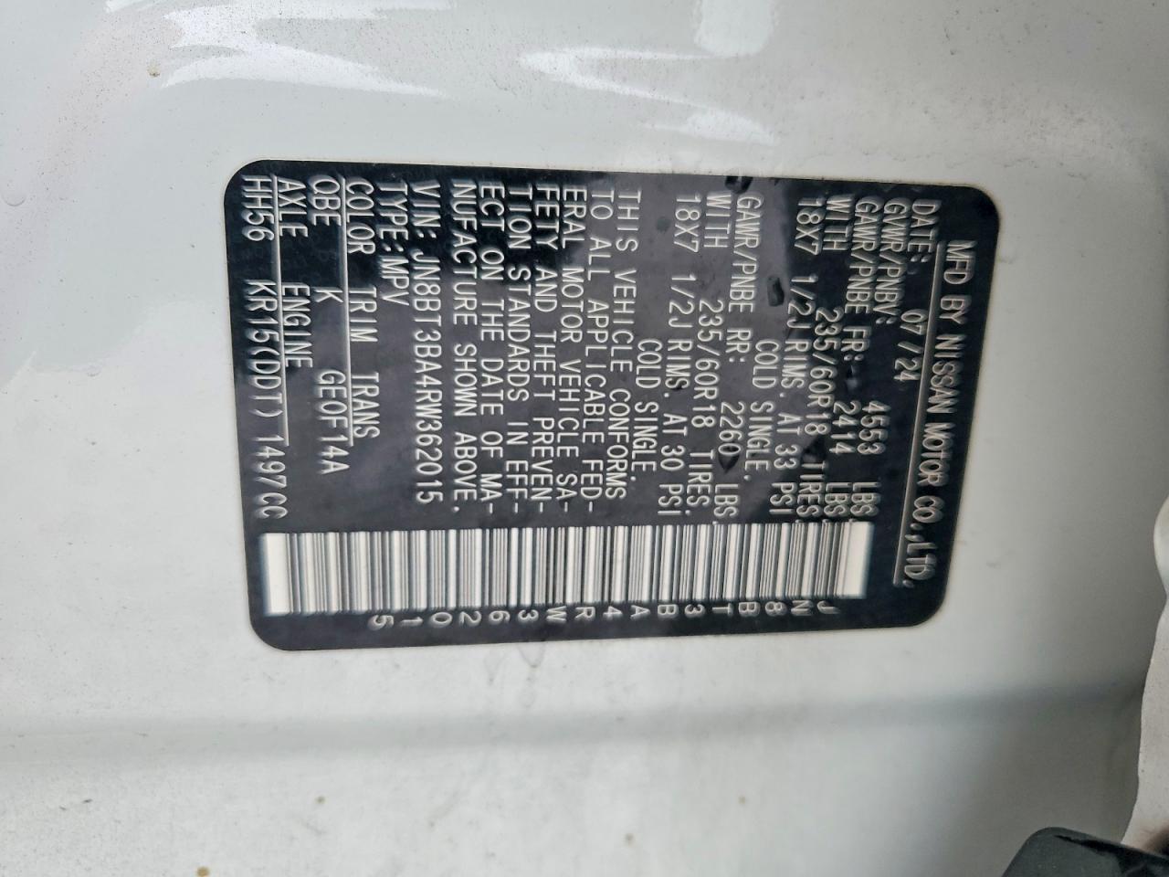 2024 Nissan Rogue Sv - zdjęcie 13