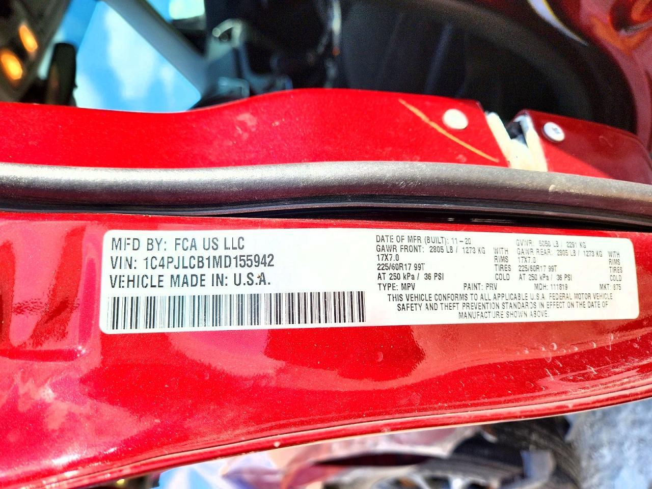 2021 Jeep Cherokee Latitude - zdjęcie 14