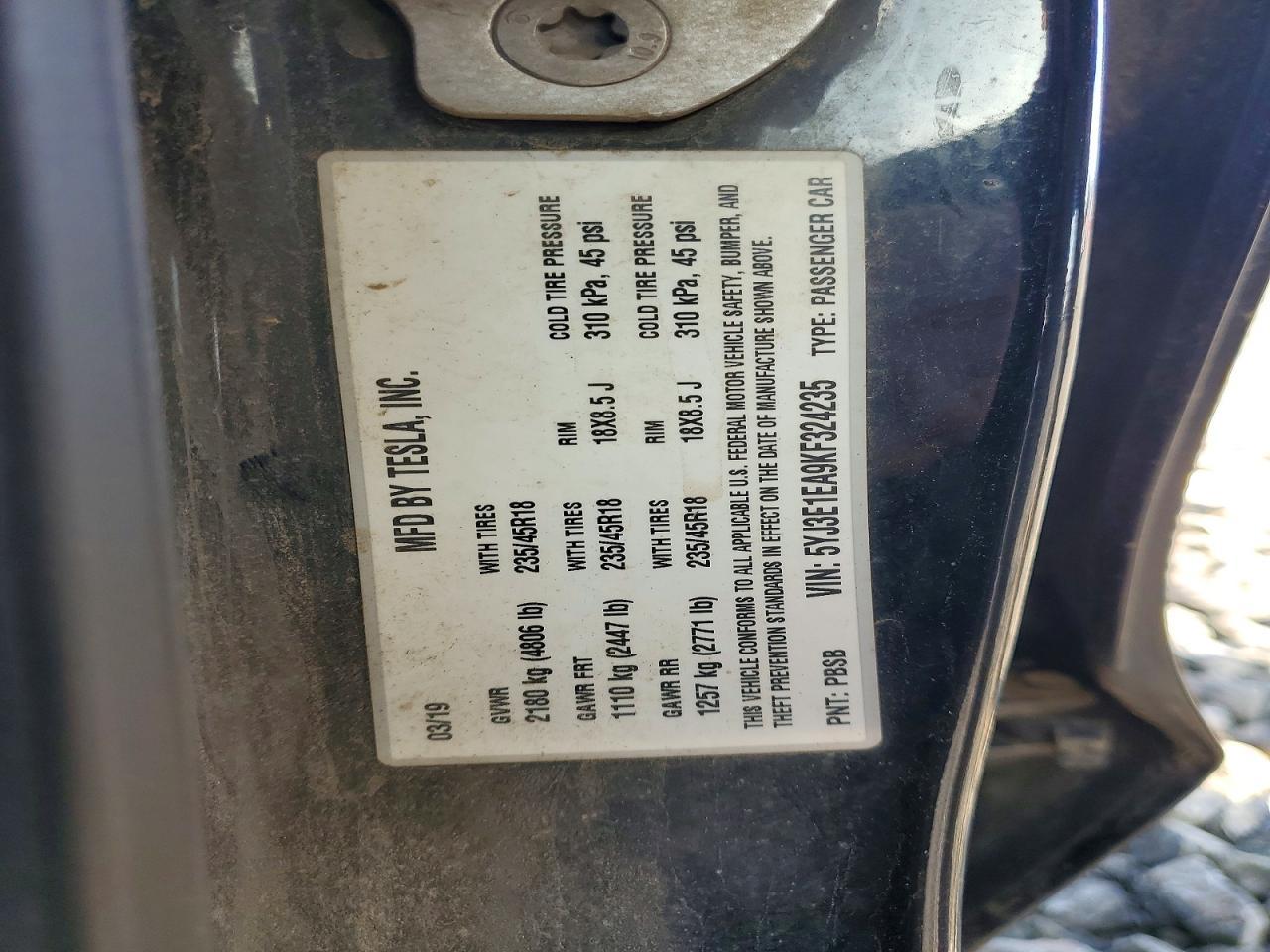 2019 Tesla Model 3 - zdjęcie 12