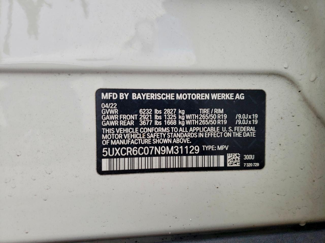 2022 BMW X5 xDrive40I - zdjęcie 13