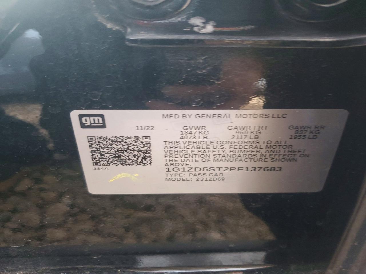 2023 Chevrolet Malibu Lt - zdjęcie 12