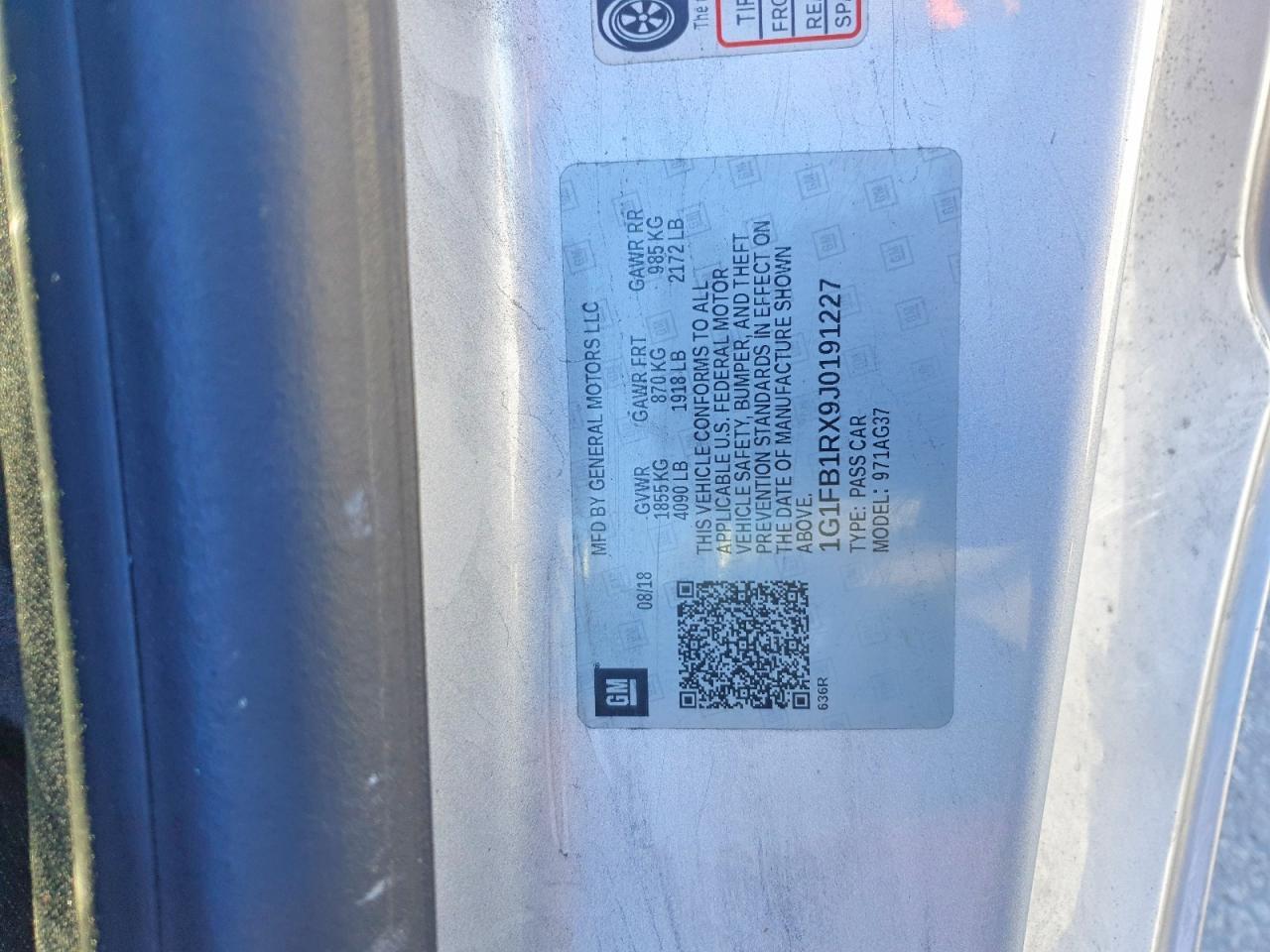 2018 Chevrolet Camaro Lt - zdjęcie 12