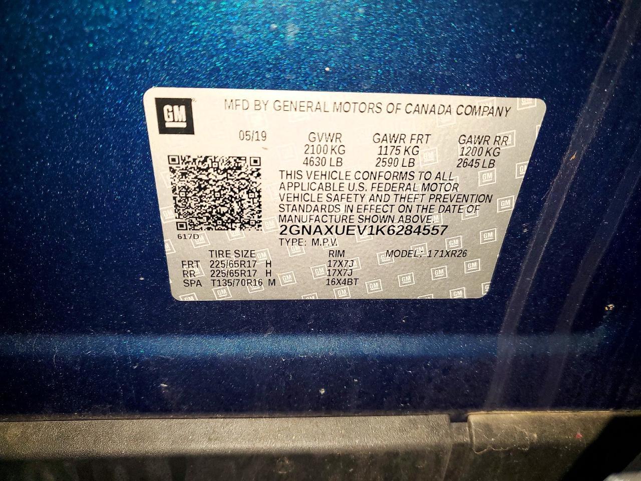 2019 Chevrolet Equinox Lt - zdjęcie 13