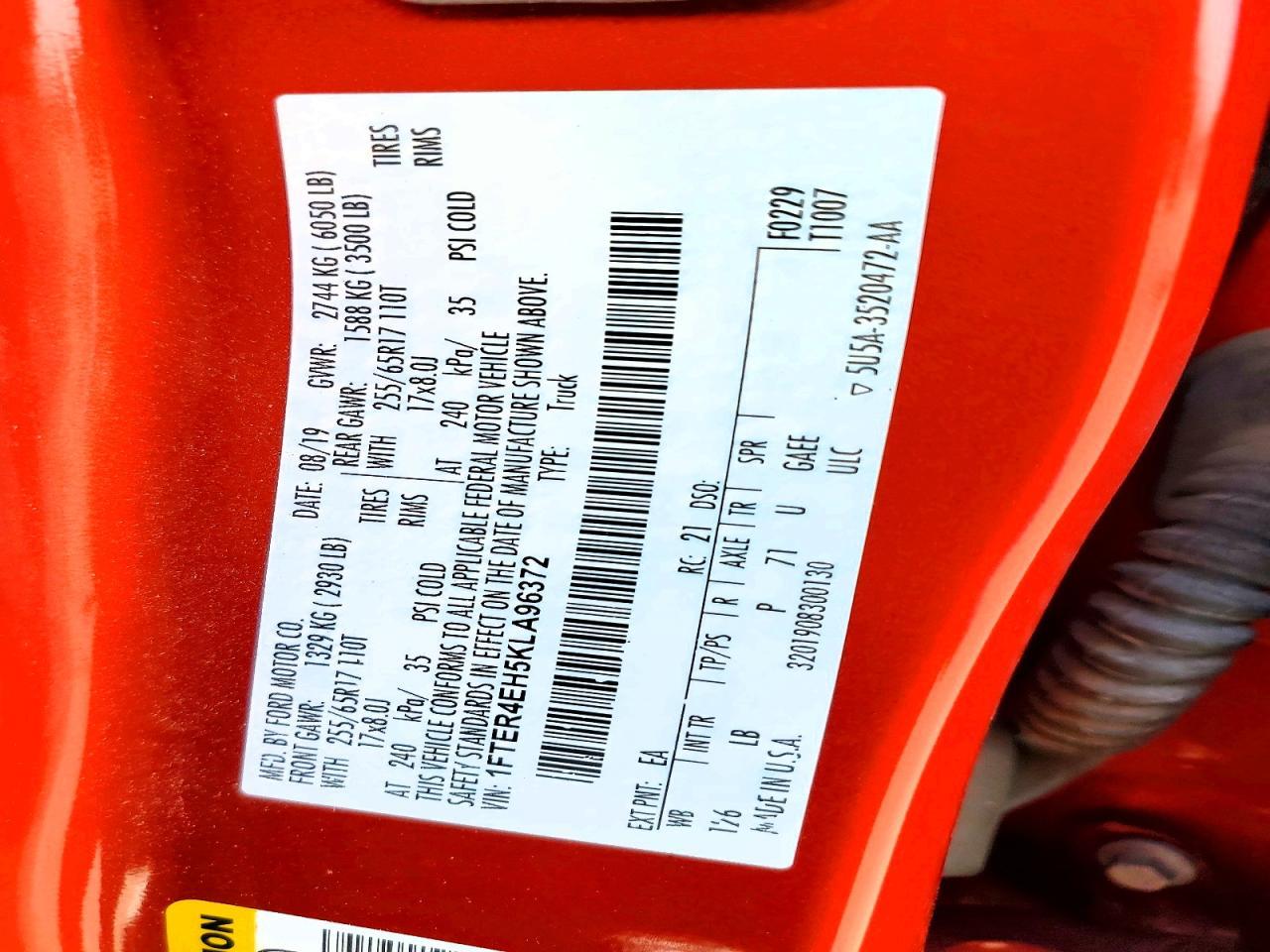 2019 Ford Ranger Xl - zdjęcie 12