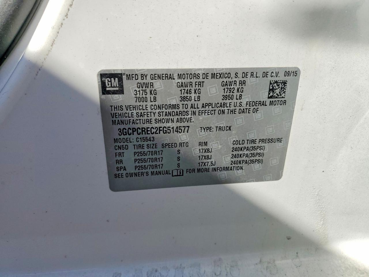 2015 Chevrolet Silverado C1500 Lt - zdjęcie 12