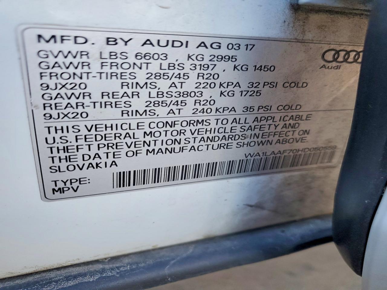 2017 Audi Q7 Premium Plus - zdjęcie 14