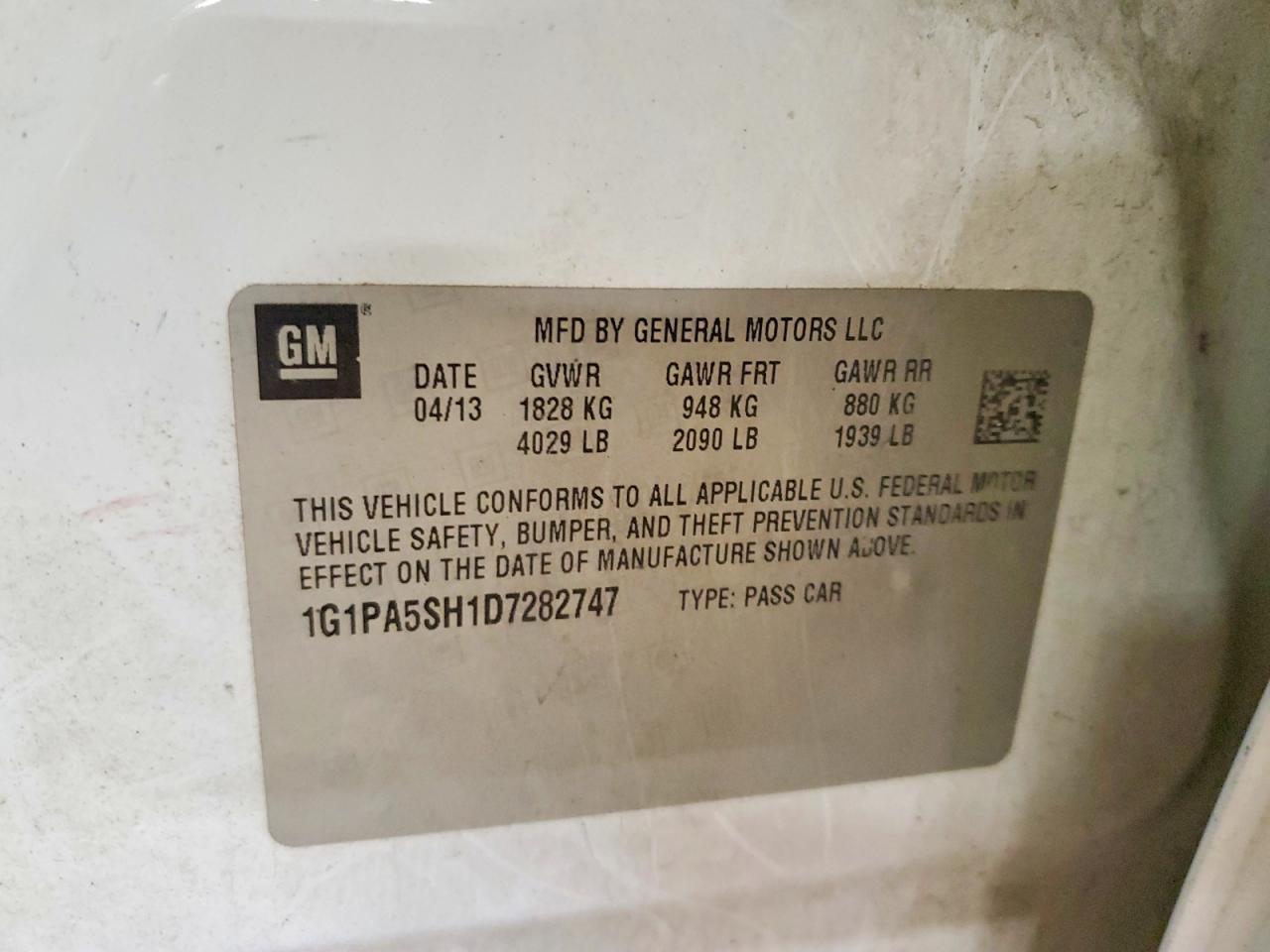 2013 Chevrolet Cruze Ls - zdjęcie 12