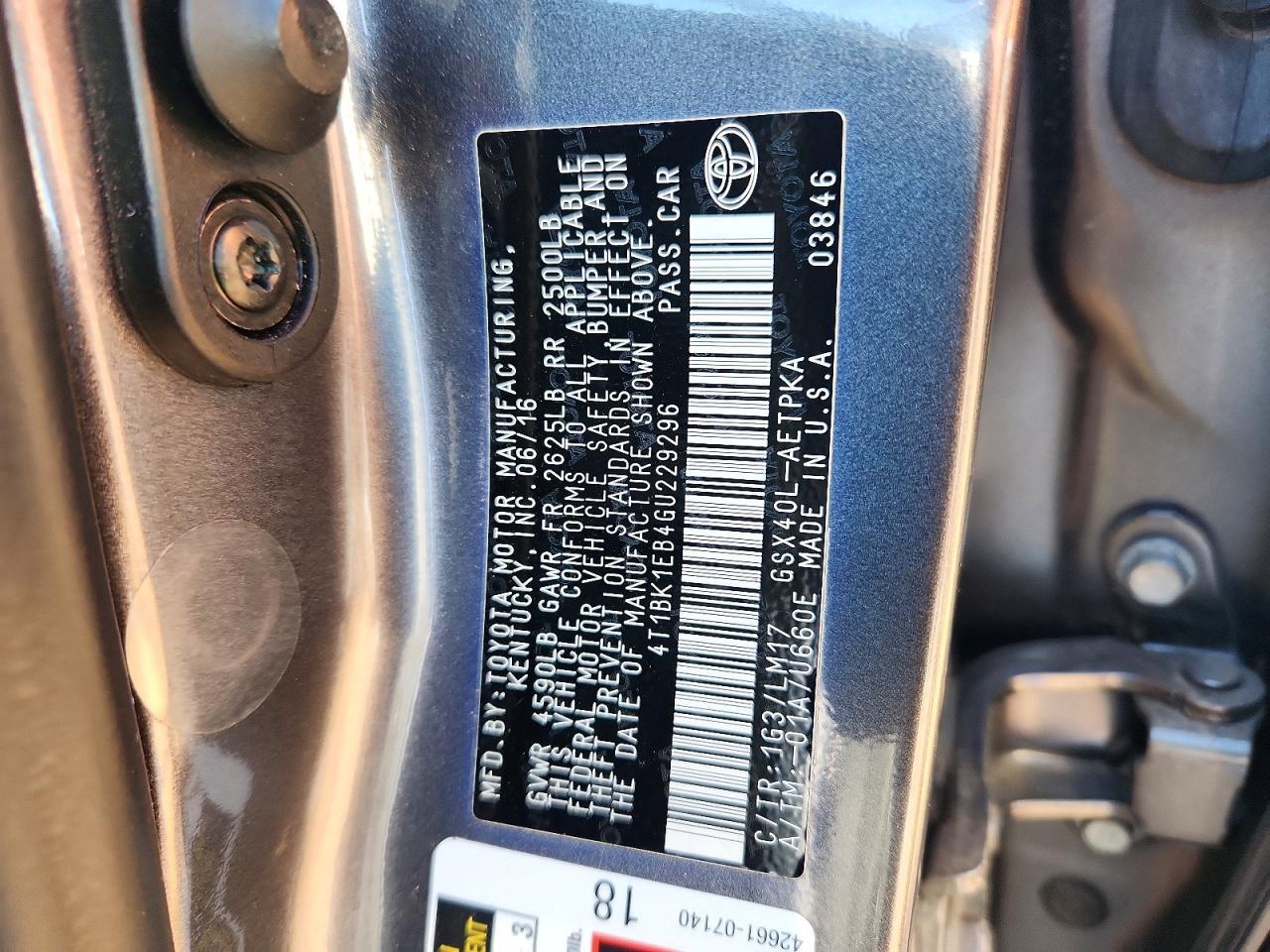 2016 Toyota Avalon Xle - zdjęcie 13