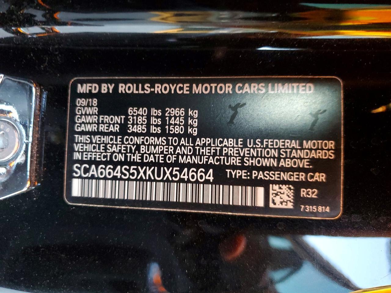 2019 Rolls-Royce Ghost - zdjęcie 13