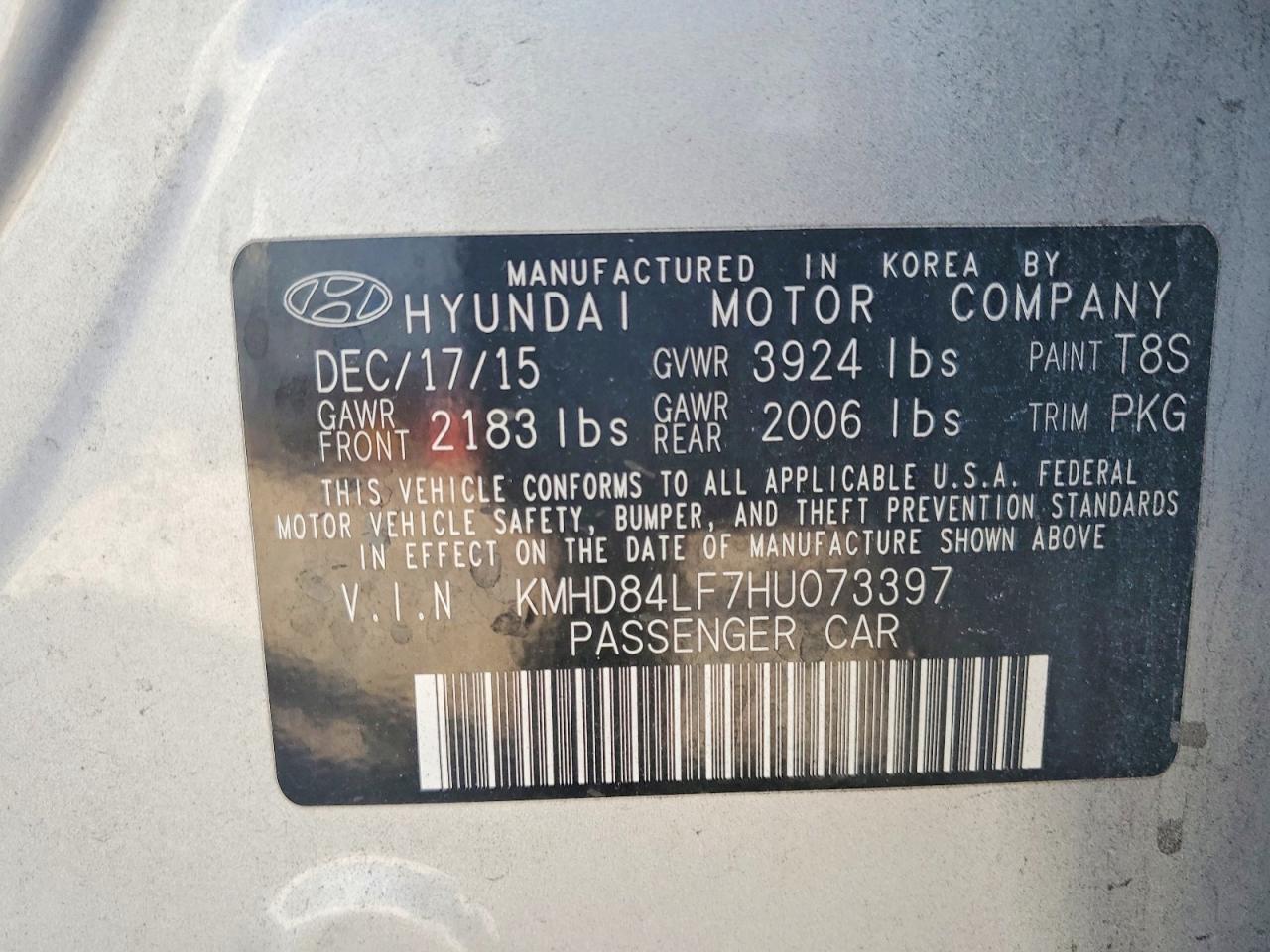 2017 Hyundai Elantra Se - zdjęcie 12