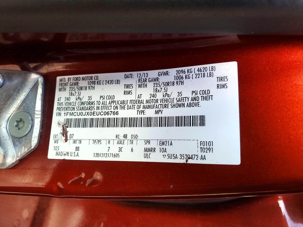 2014 Ford Escape Titanium - zdjęcie 13