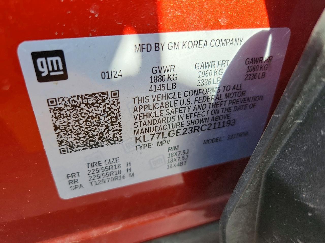 2024 Chevrolet Trax 1Rs - zdjęcie 14