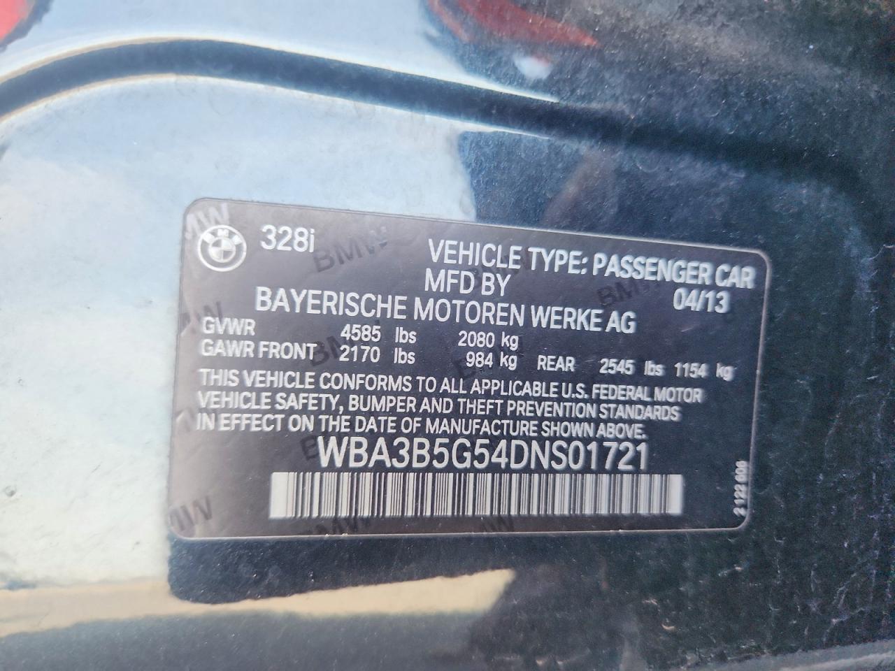 2013 BMW 328 Xi Sulev - zdjęcie 12