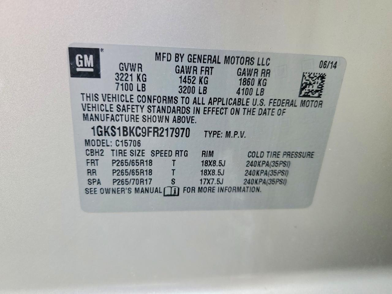 2015 GMC Yukon Slt - zdjęcie 13