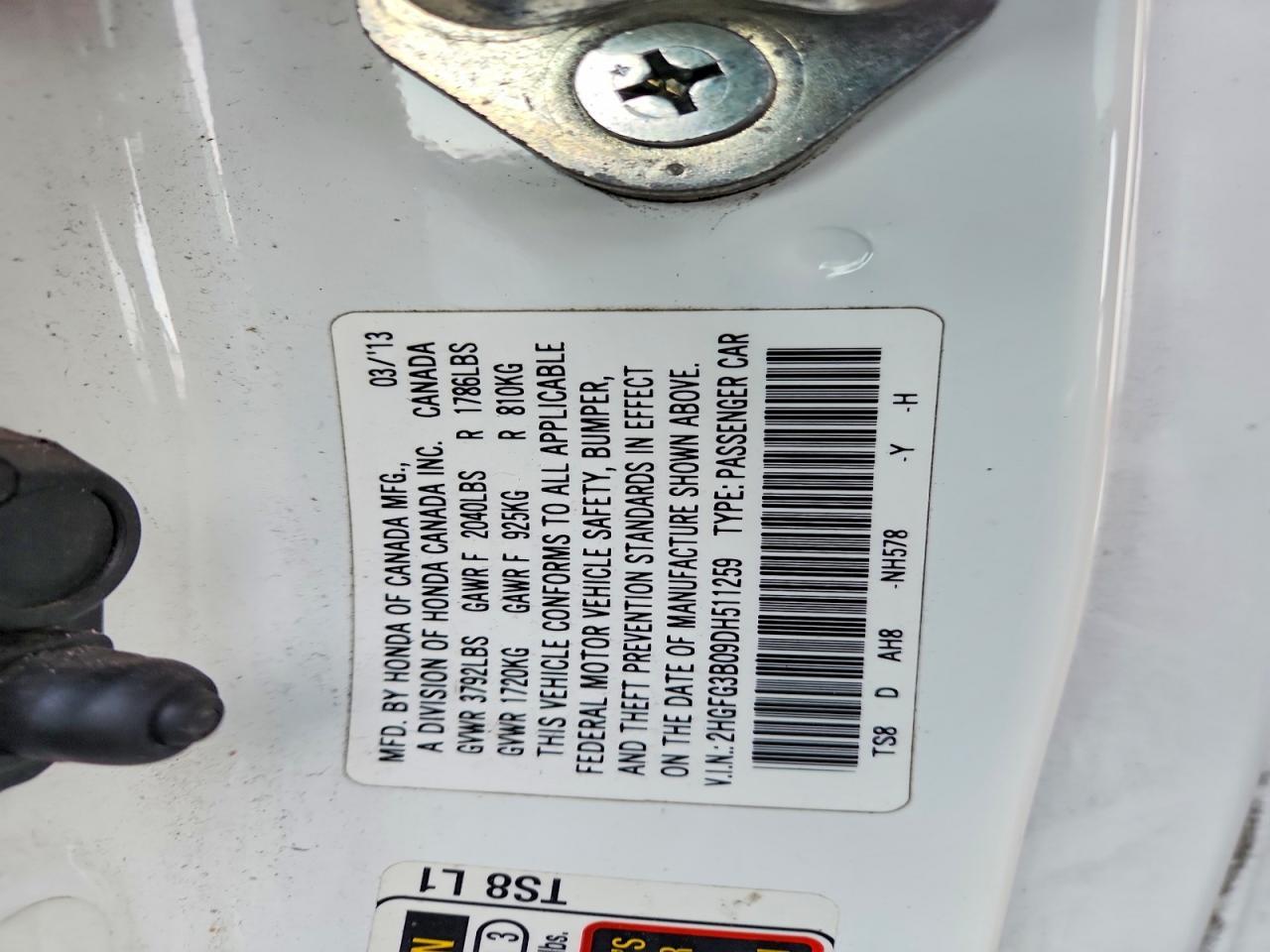 2013 Honda Civic Exl - zdjęcie 13