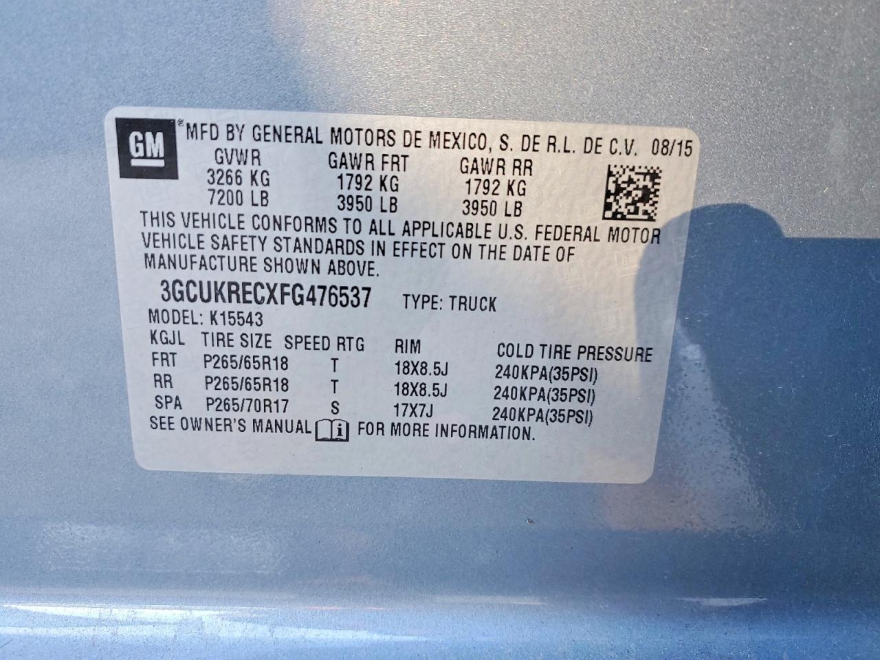 2015 Chevrolet Silverado K1500 Lt - zdjęcie 12