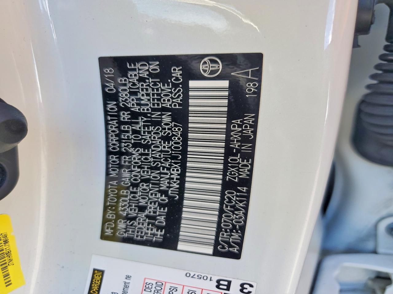 2018 Toyota C-Hr Xle Premium - zdjęcie 12