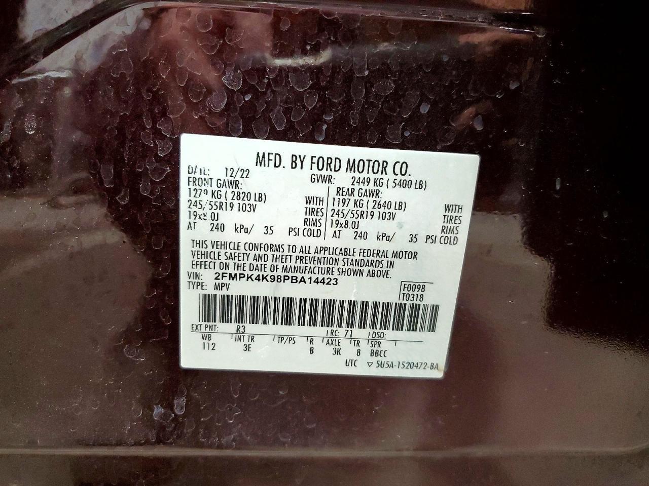 2023 Ford Edge Titanium - zdjęcie 13