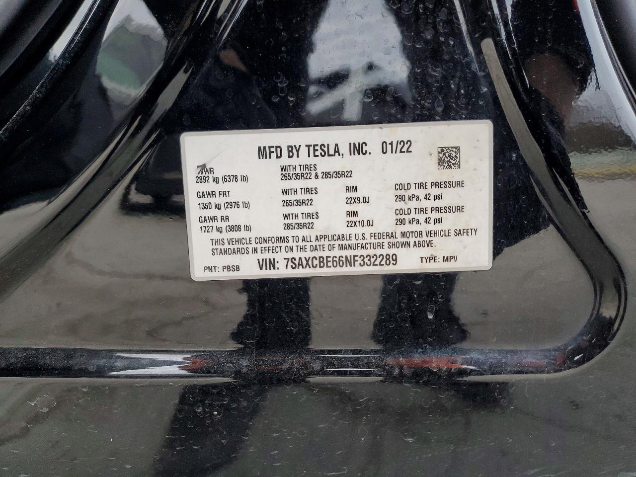 2022 Tesla Model X - zdjęcie 13