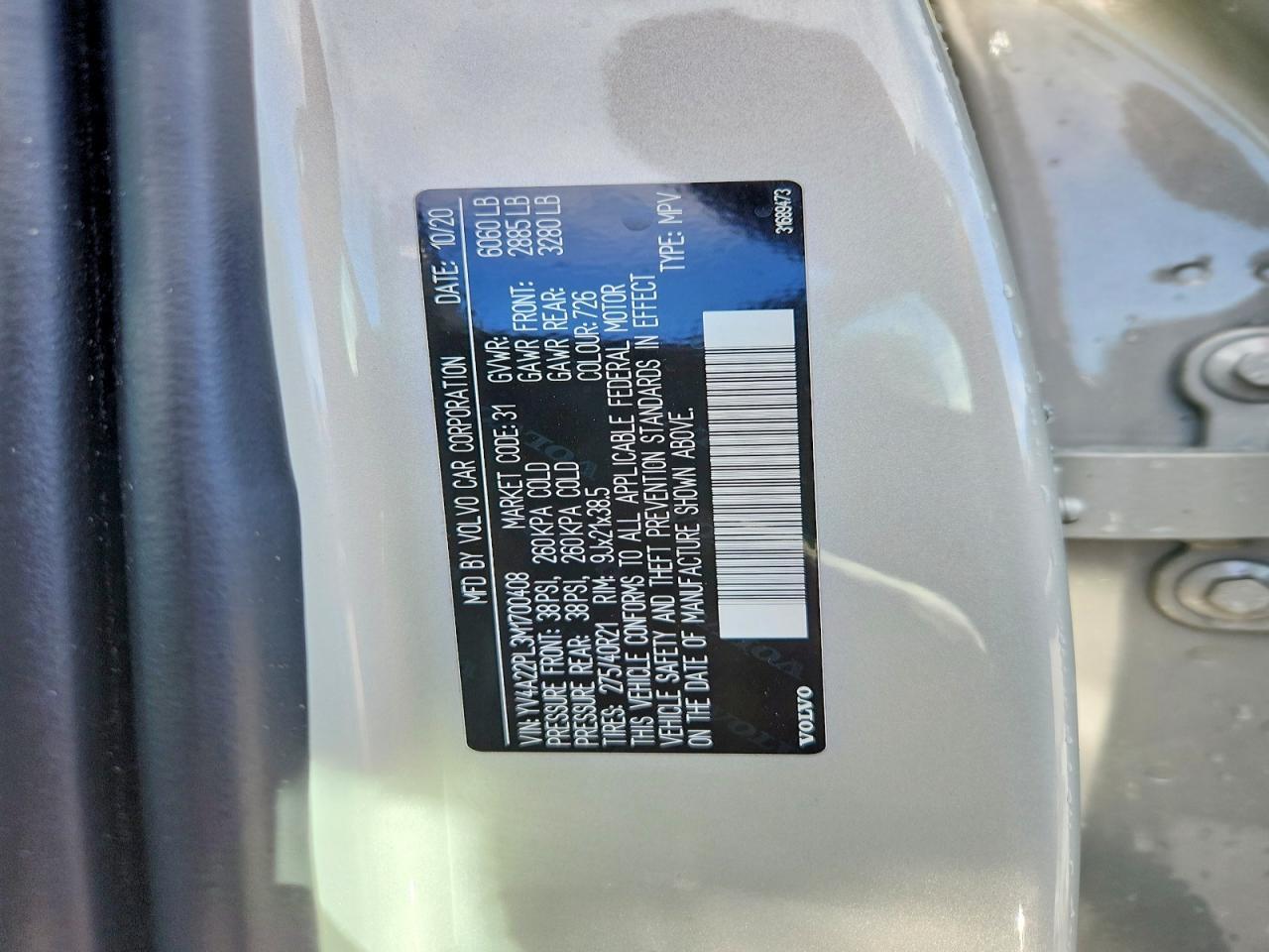 2021 Volvo Xc90 T6 Inscription - zdjęcie 13