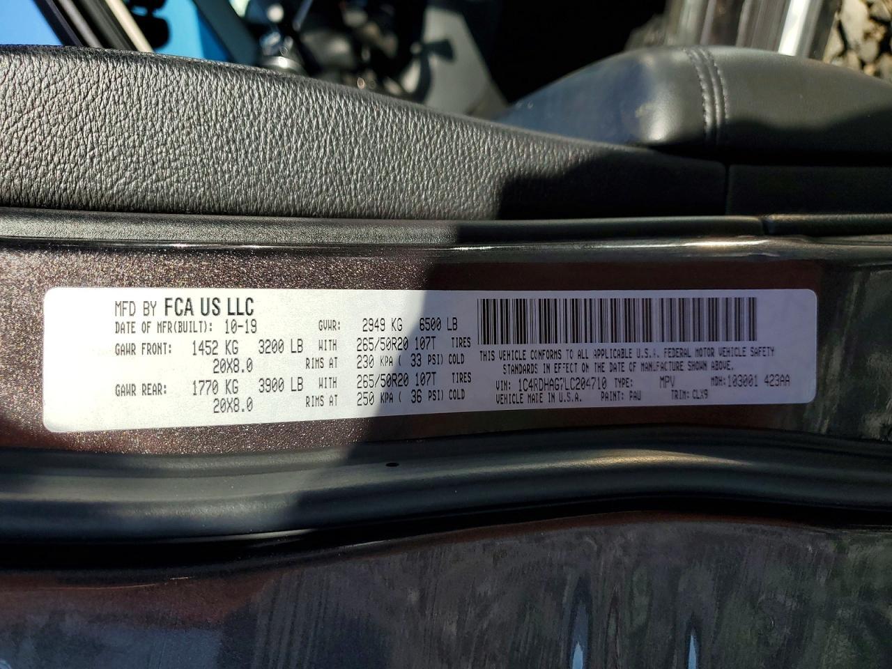 2020 Dodge Durango Sxt - zdjęcie 14