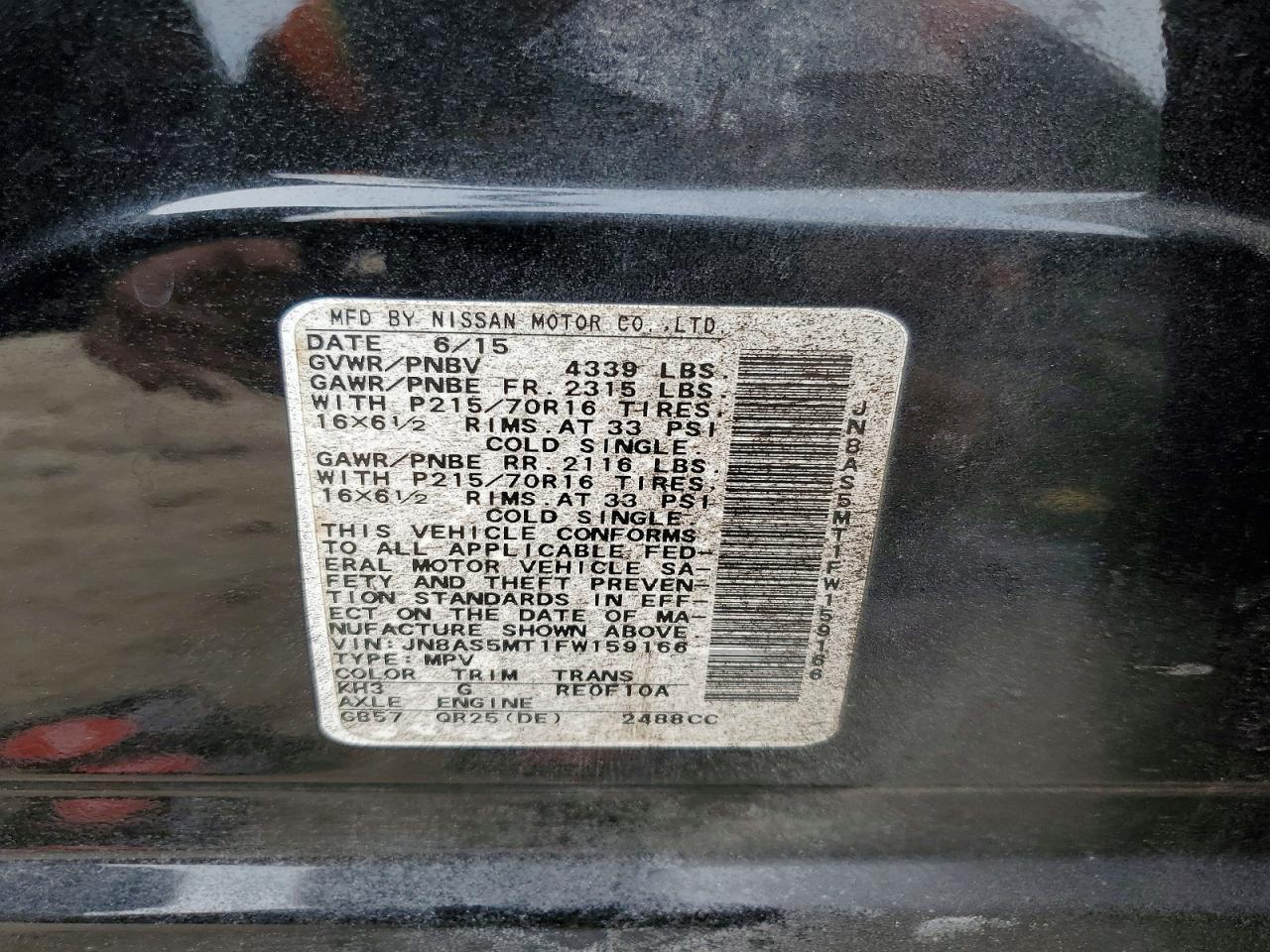 2015 Nissan Rogue Select S - zdjęcie 13