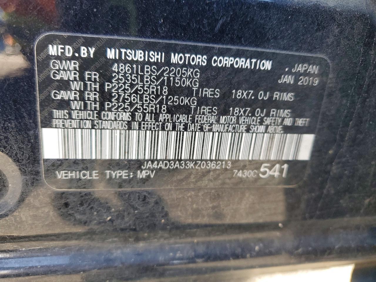 2019 Mitsubishi Outlander Se - zdjęcie 13