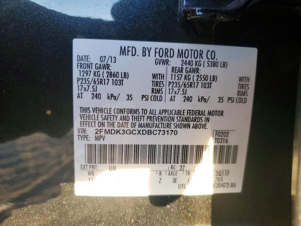 2013 Ford Edge Se - zdjęcie 12