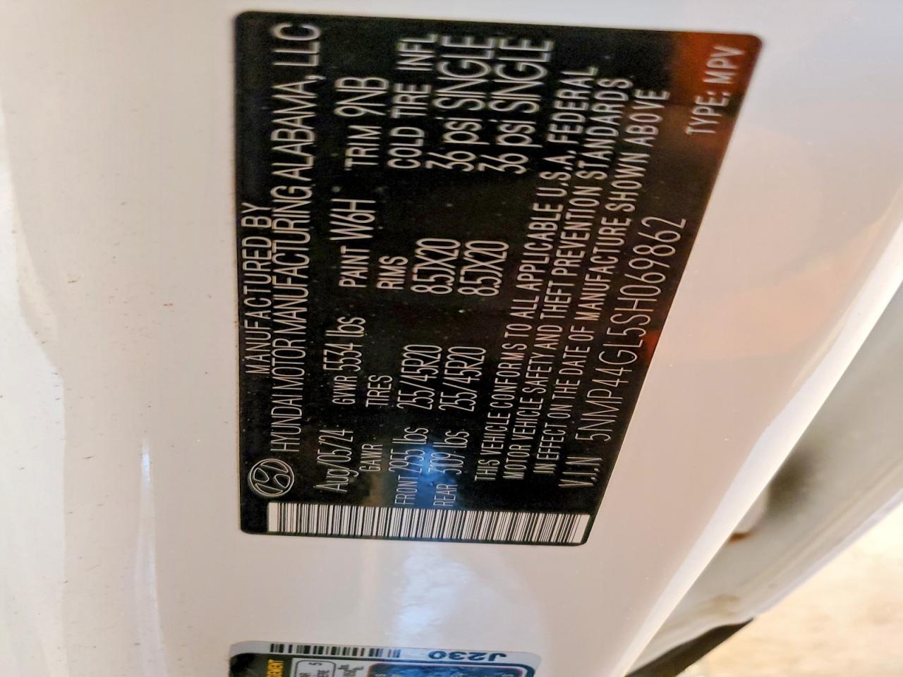 2025 Hyundai Santa Fe Limited - zdjęcie 13