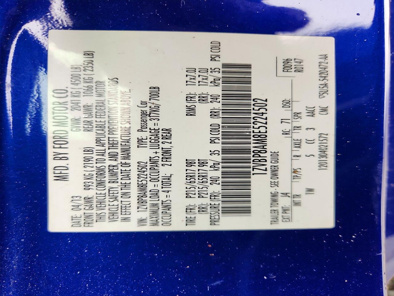 2014 Ford Mustang - zdjęcie 12