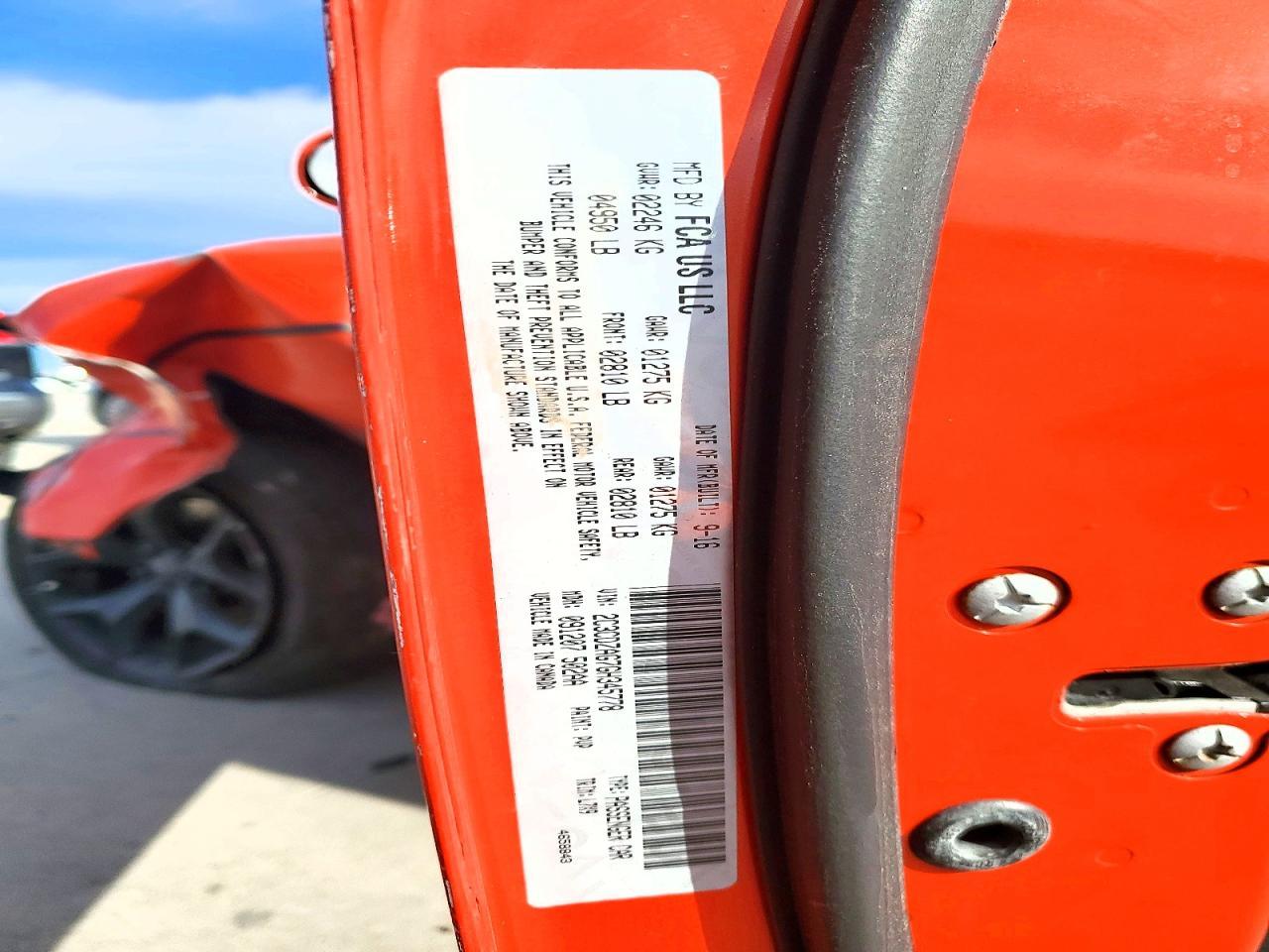 2016 Dodge Challenger Sxt - zdjęcie 12