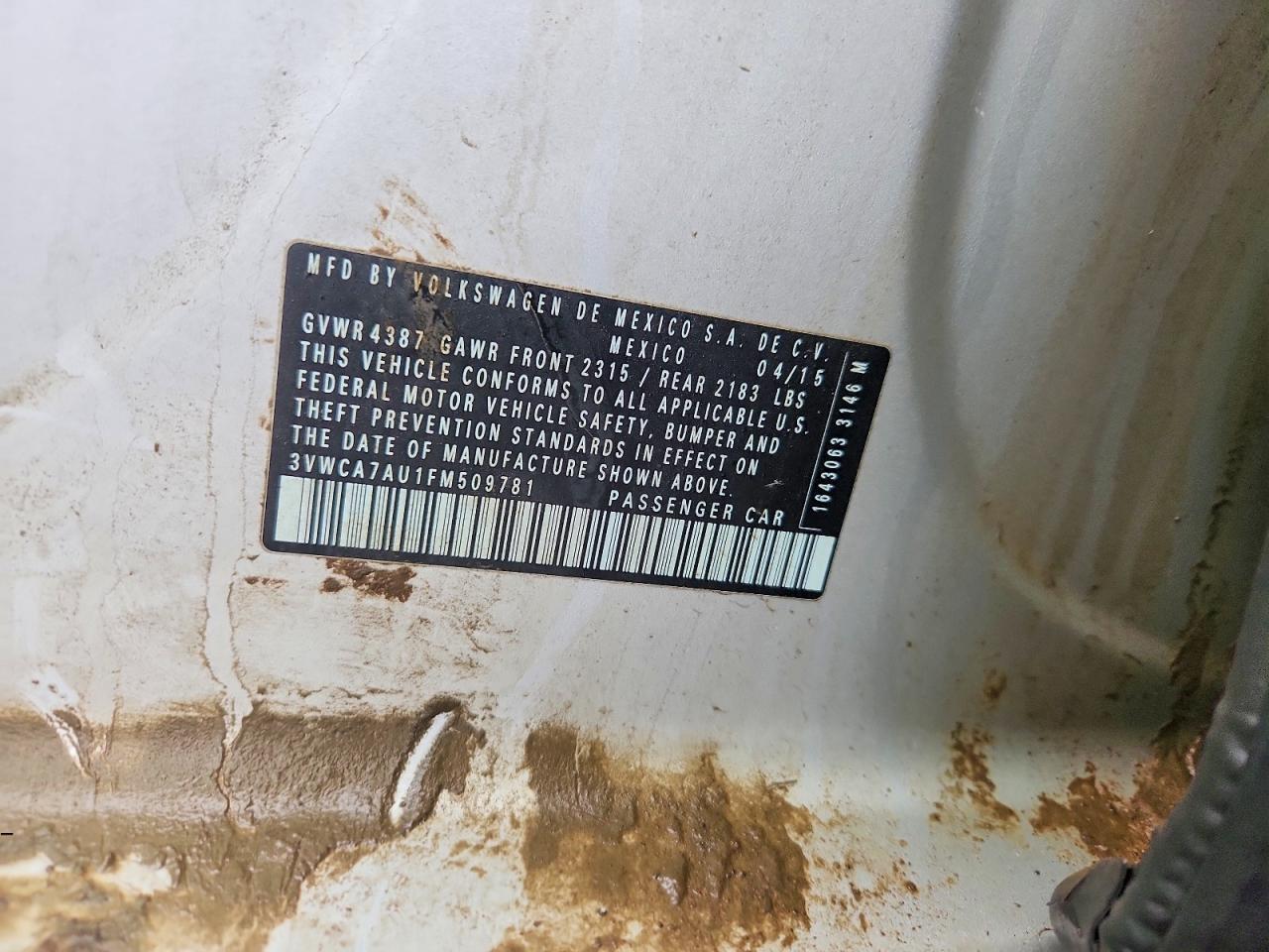 2015 Volkswagen Golf Sportwagen Tdi S - zdjęcie 12