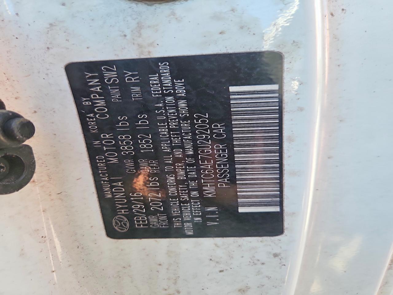 2016 Hyundai Veloster Turbo - zdjęcie 12