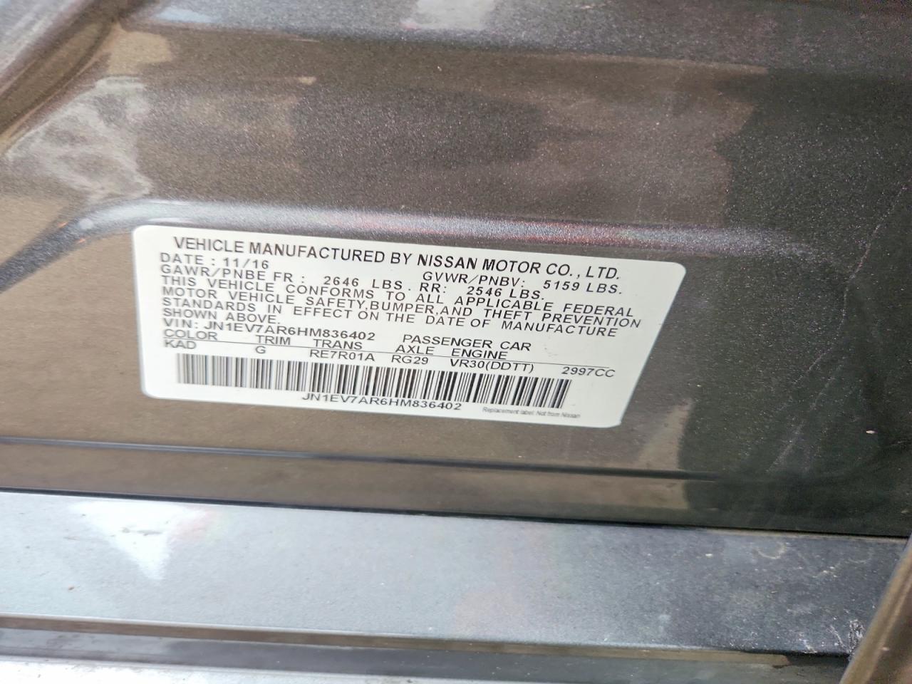 2017 Infiniti Q50 Premium - zdjęcie 12