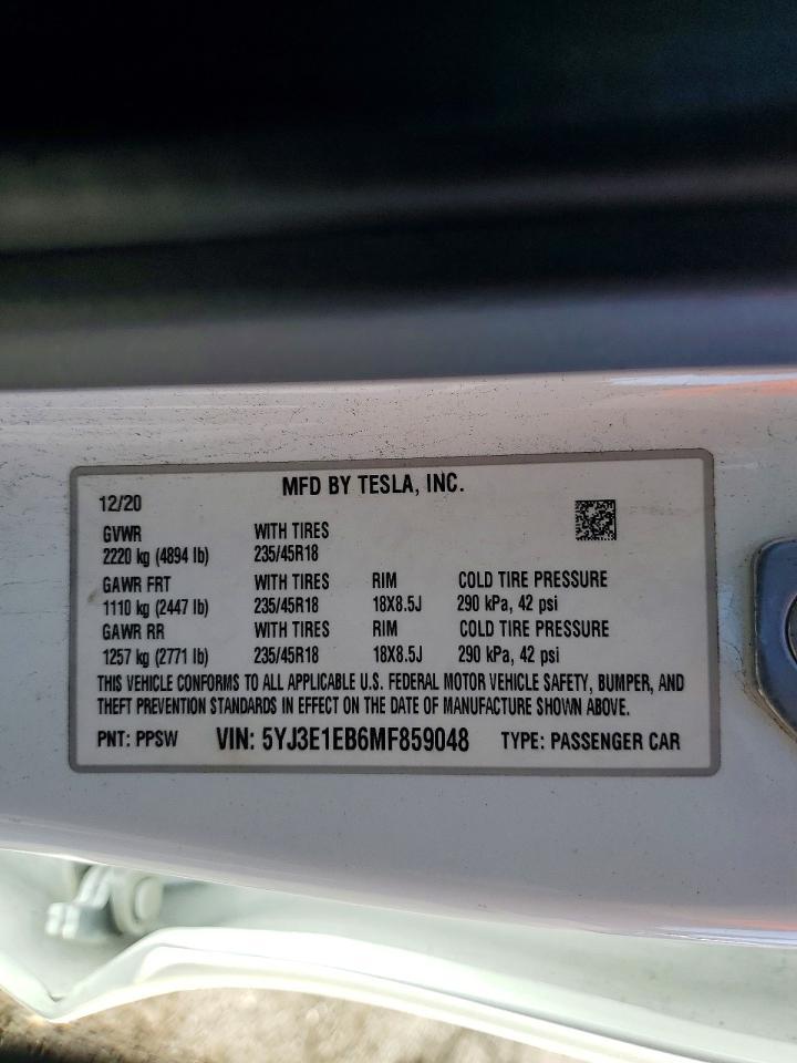 2021 Tesla Model 3 - zdjęcie 12