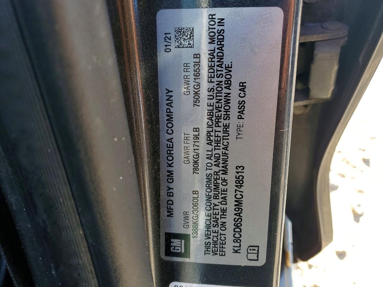 2021 Chevrolet Spark 1Lt - zdjęcie 12