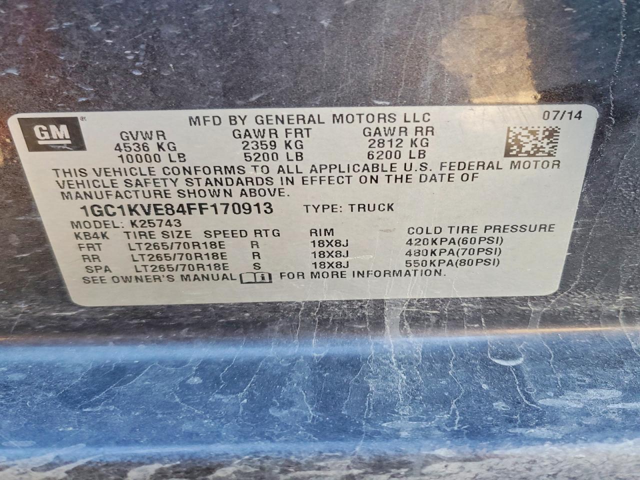 2015 Chevrolet Silverado K2500 Heavy Duty Lt - zdjęcie 13