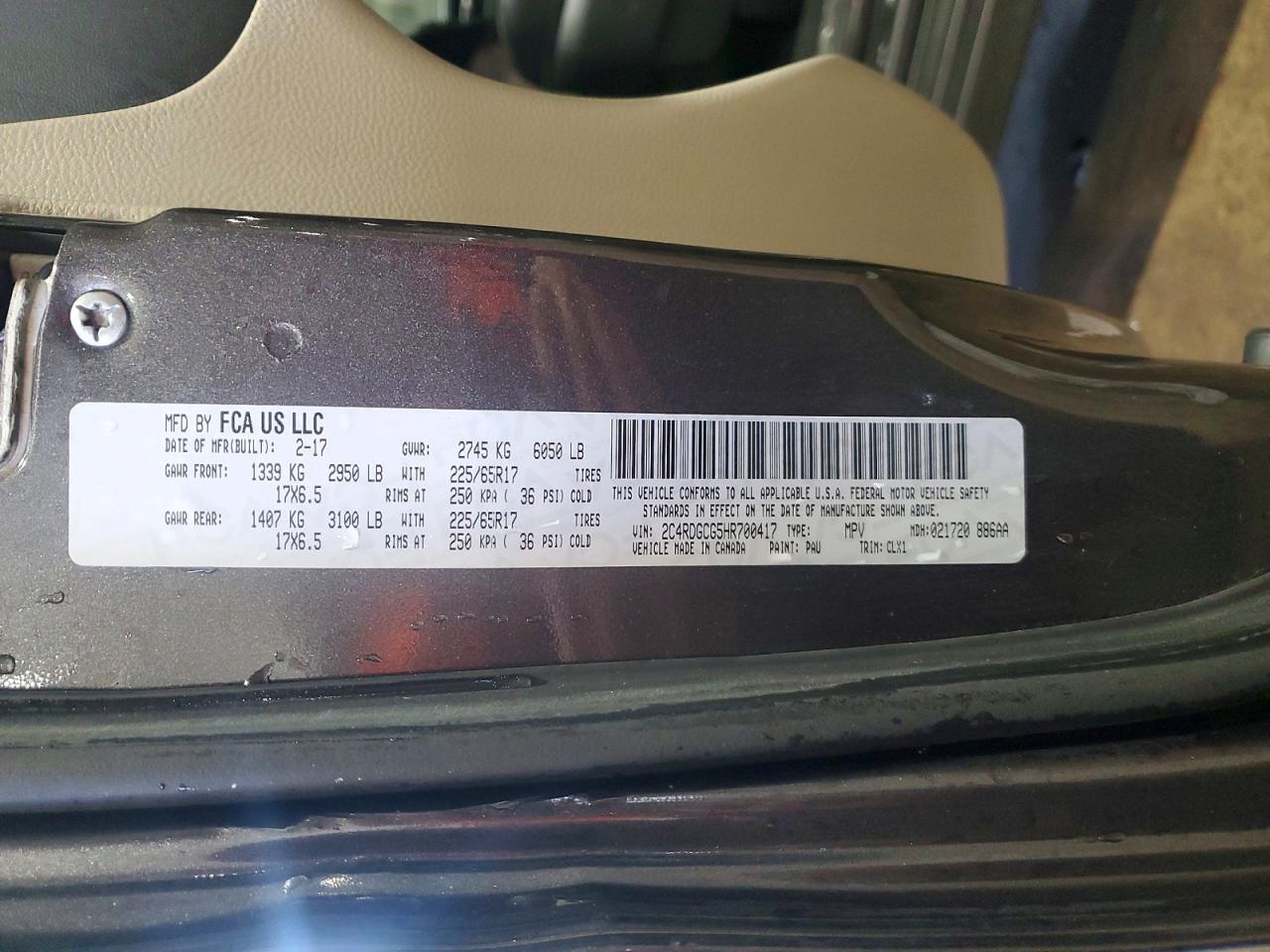 2017 Dodge Grand Caravan Sxt - zdjęcie 13