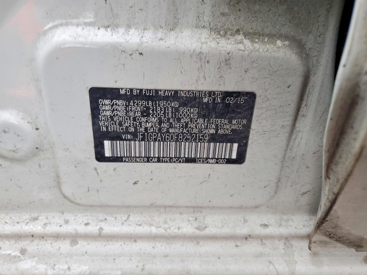 2015 Subaru Impreza Sport - zdjęcie 13