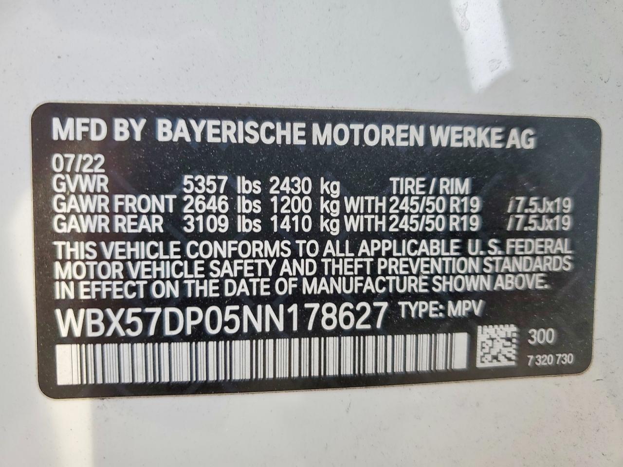 2022 BMW X3 xDrive30I - zdjęcie 13
