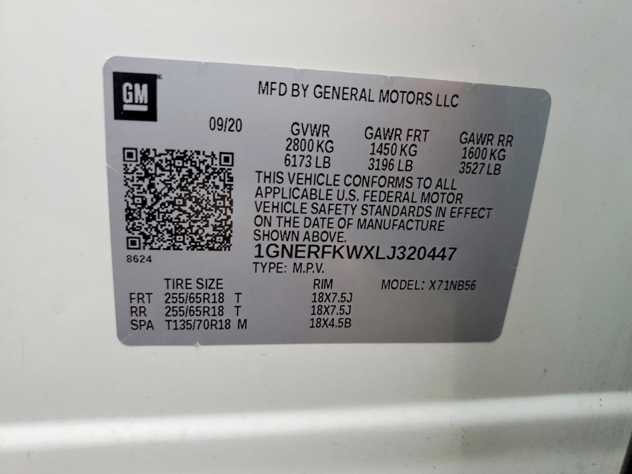 2020 Chevrolet Traverse Ls - zdjęcie 13