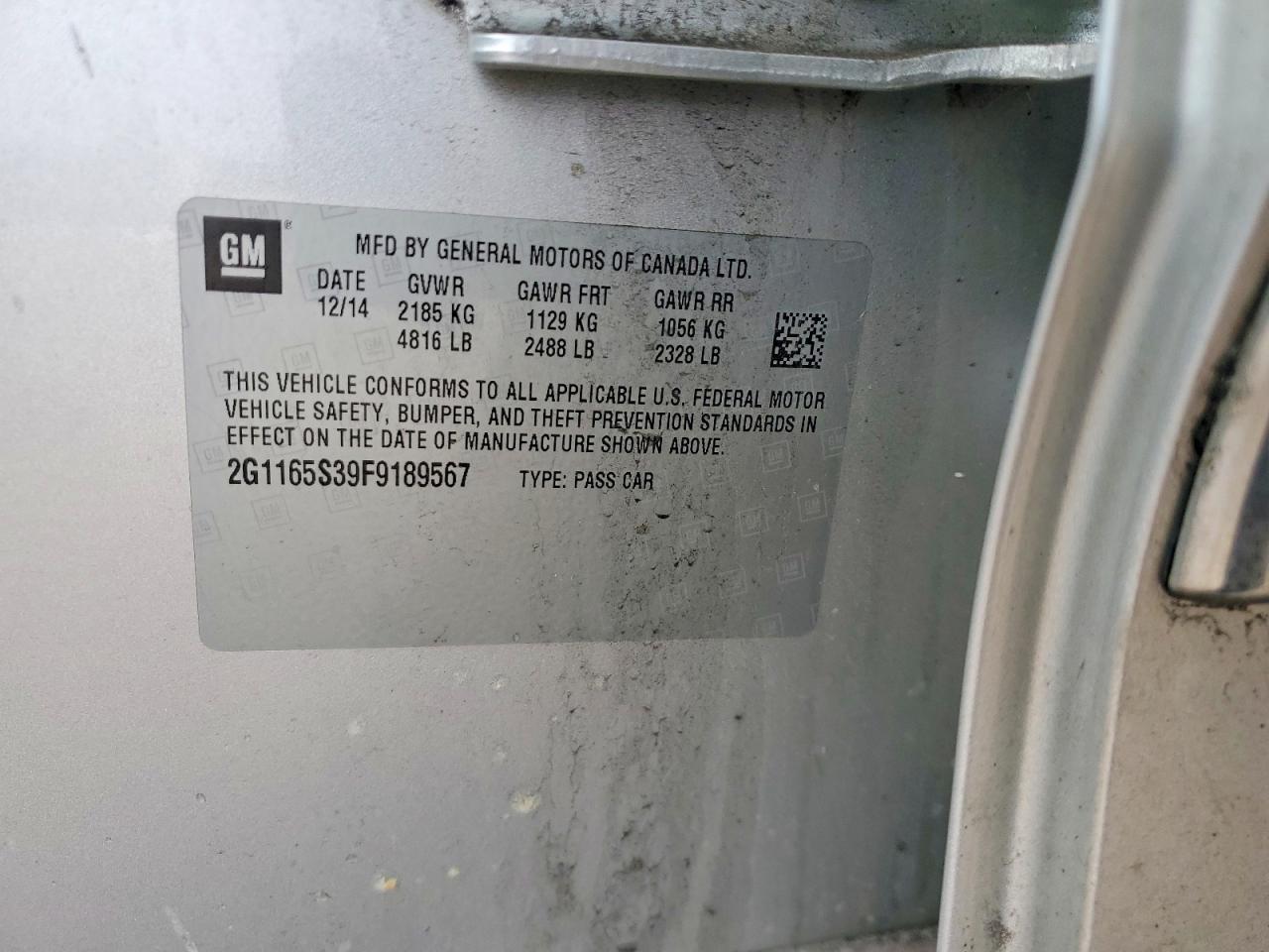 2015 Chevrolet Impala Ltz - zdjęcie 12