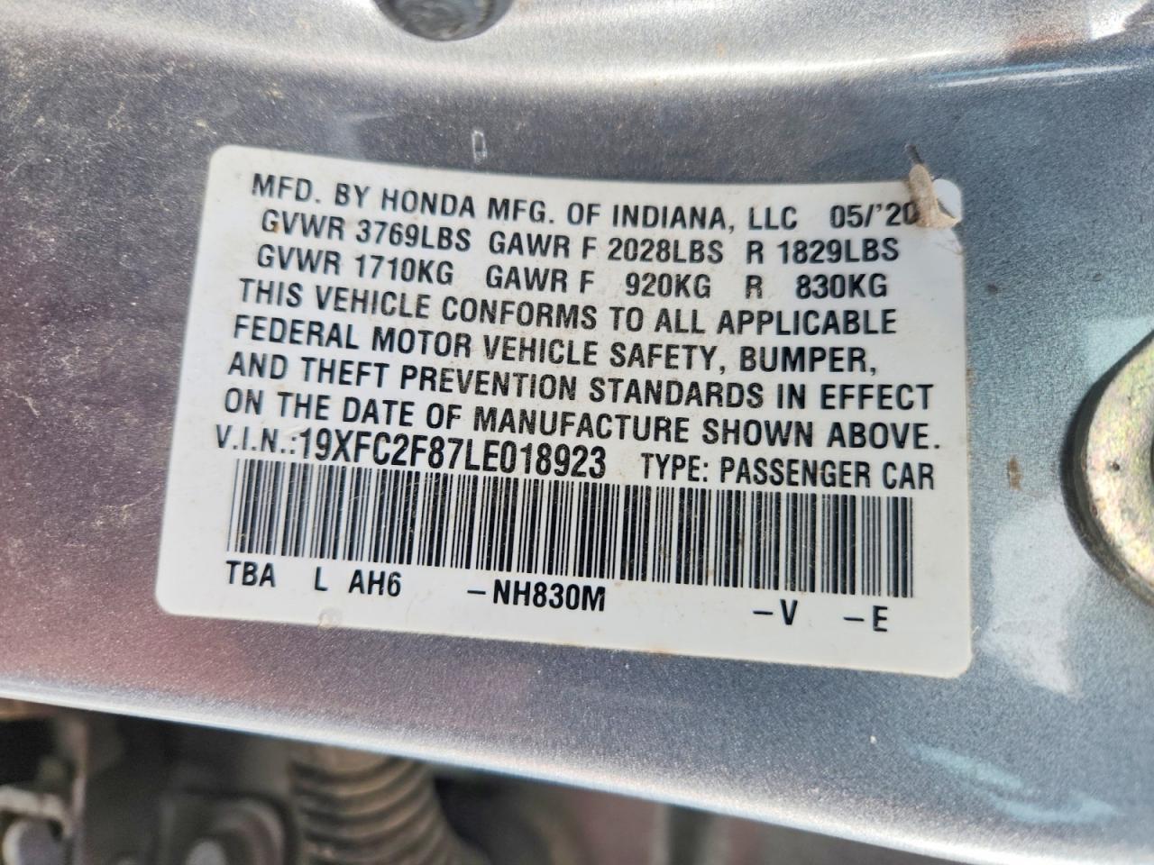 2020 Honda Civic Sport - zdjęcie 12