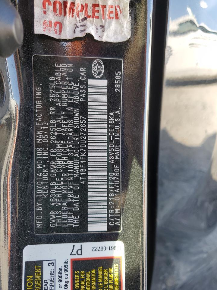 2013 Toyota Camry L - zdjęcie 13