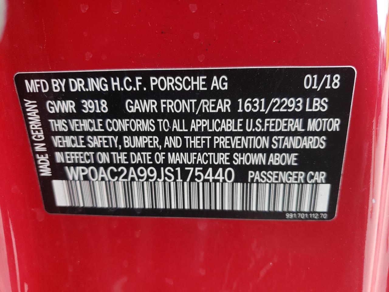 2018 Porsche 911 Gt3 - zdjęcie 13