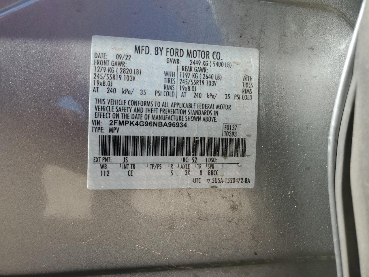 2022 Ford Edge Se - zdjęcie 13