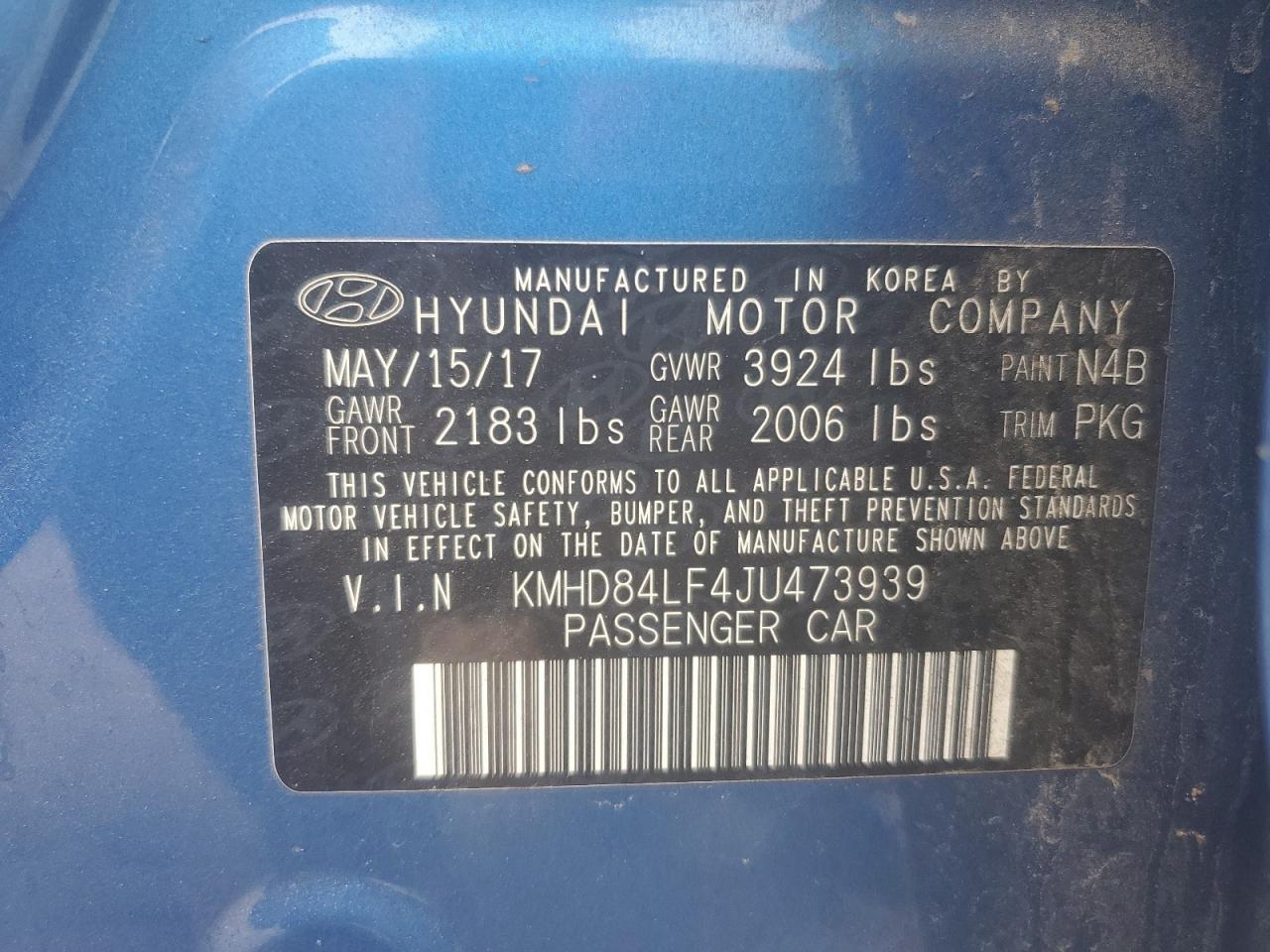 2018 Hyundai Elantra Sel - zdjęcie 12