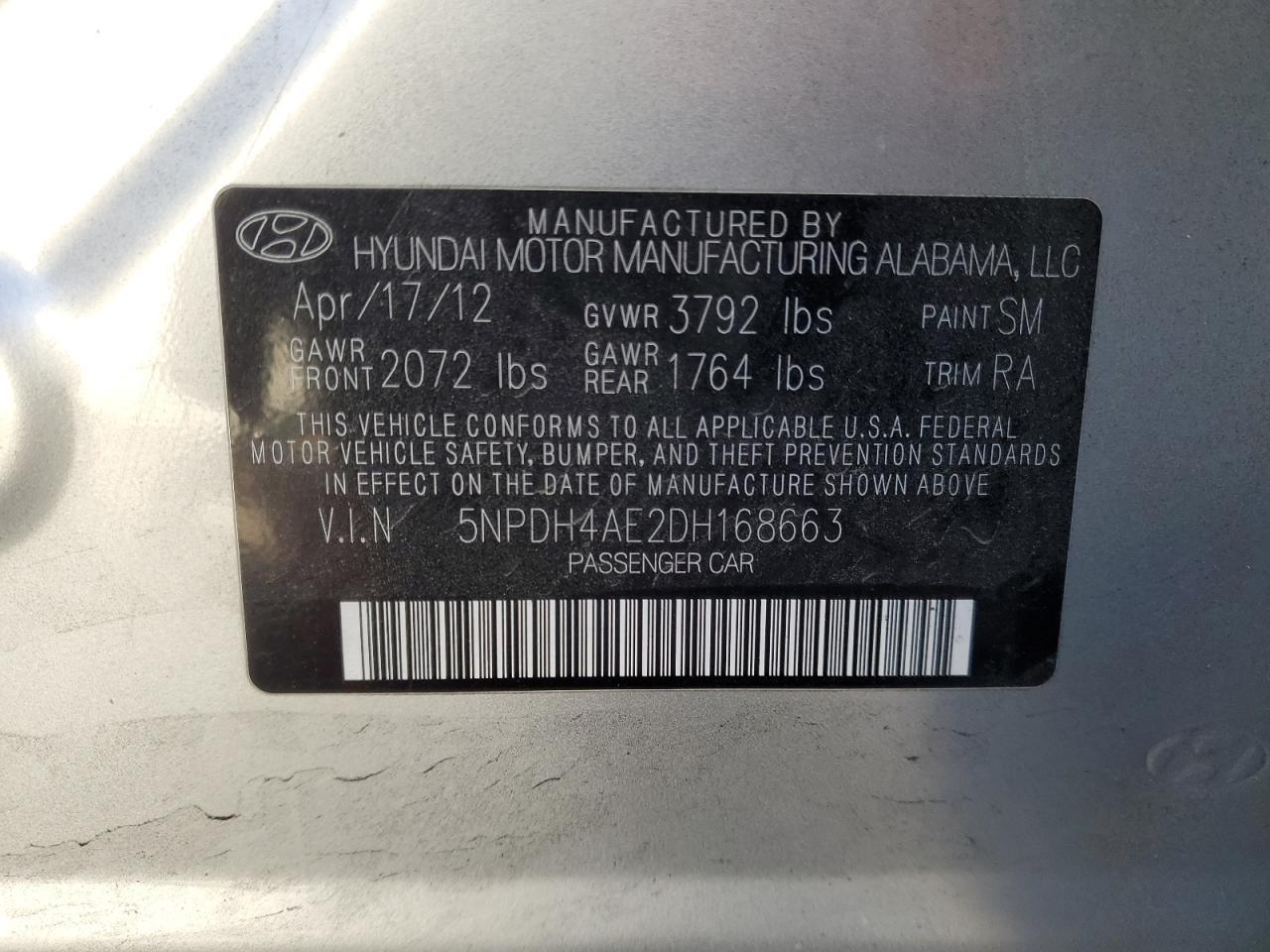 2013 Hyundai Elantra Gls - zdjęcie 12